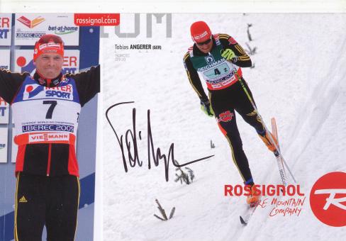 Tobias Angerer  Ski Langlauf  Autogrammkarte original signiert 