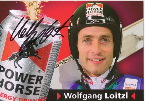 Wolfgang Loitzl  Skispringen  Autogrammkarte original signiert 