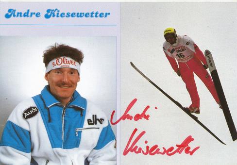 Andre Kiesewetter  Skispringen  Autogrammkarte original signiert 