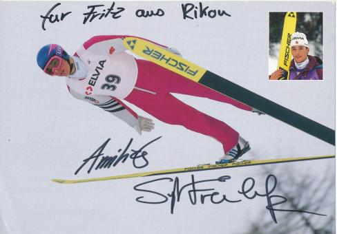 Sylvain Freiholz  Skispringen  Autogrammkarte original signiert 