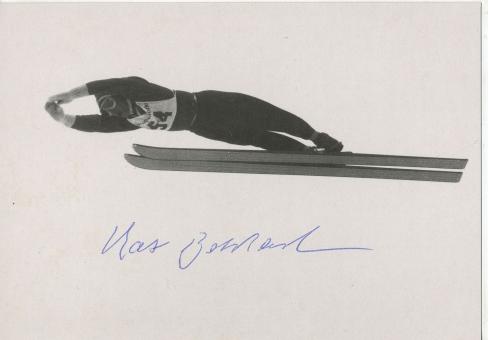 Max Bolkart  Skispringen  Autogrammkarte original signiert 