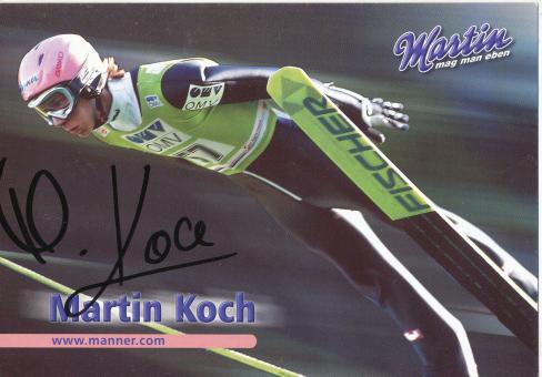 Martin Koch  Skispringen  Autogrammkarte original signiert 