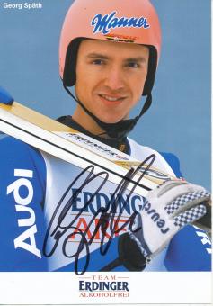 Georg Späth  Skispringen  Autogrammkarte original signiert 