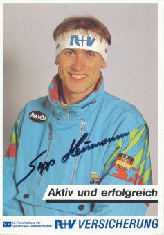 Josef Heumann  Skispringen  Autogrammkarte original signiert 