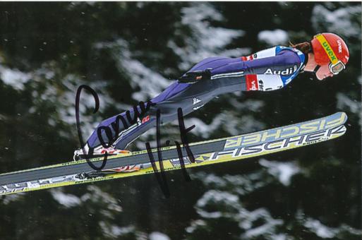 Carina Vogt  Skispringen  Autogramm Foto original signiert 