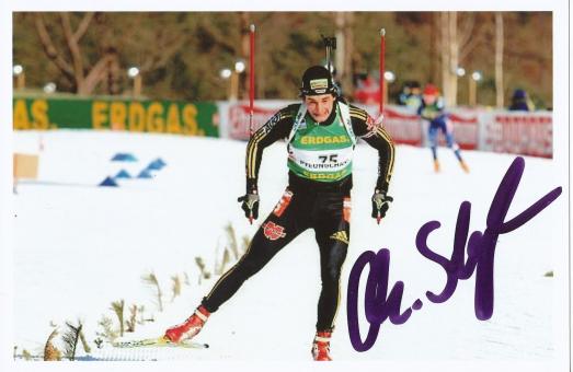 Christoph Stephan  Biathlon  Autogramm Foto original signiert 
