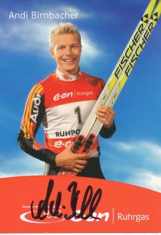 Andi Birnbacher  Biathlon  Autogrammkarte original signiert 