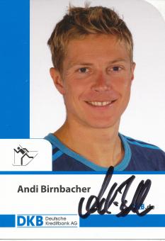 Andi Birnbacher  Biathlon  Autogrammkarte original signiert 