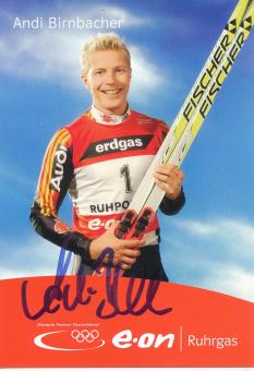 Andi Birnbacher   Biathlon  Autogrammkarte original signiert 