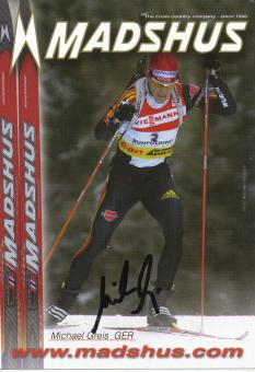 Michael Greis  Biathlon  Autogrammkarte original signiert 