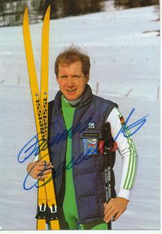 Franz Bernreiter   Biathlon  Autogrammkarte original signiert 