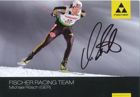 Michael Rösch  Biathlon  Autogrammkarte original signiert 