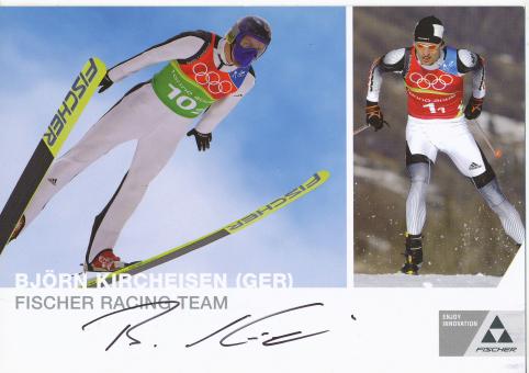 Björn Kircheisen  Nordische Kombination Ski Autogrammkarte original signiert 