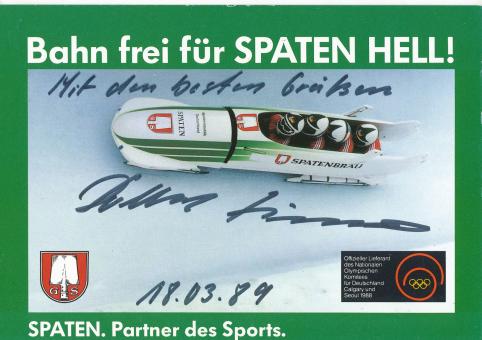 Bob Sport Autogrammkarte original signiert 