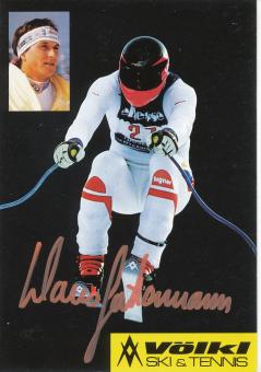 Klaus Gattermann  Ski Alpin Autogrammkarte original signiert 