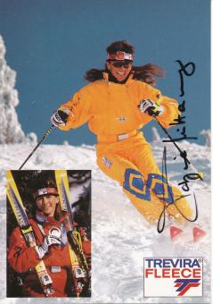 Tatjana Mittermayer  Ski Freestyle Alpin Autogrammkarte original signiert 