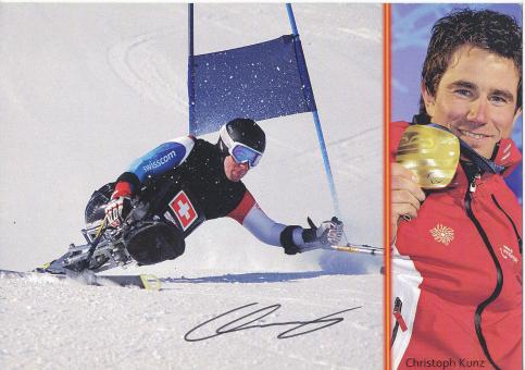 Christoph Kunz  Freestyle  Ski Alpin Autogrammkarte original signiert 