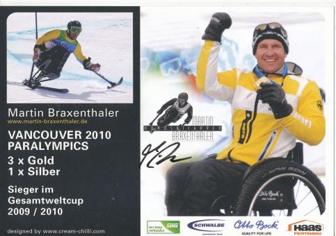 Martin Braxenthaler  Freestyle  Ski Alpin Autogrammkarte original signiert 