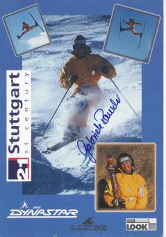 Gabriele Rauscher  Freestyle  Ski Alpin Autogrammkarte original signiert 