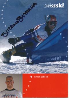Simon Schloch  Snowboard  Ski Alpin Autogrammkarte original signiert 