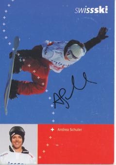 Andrea Schuler  Snowboard  Ski Alpin Autogrammkarte original signiert 