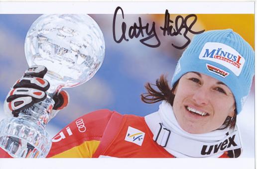 Cathy Hölzl  Ski Alpin Autogramm Foto original signiert 
