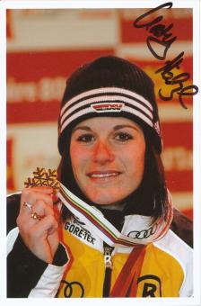 Cathy Hölzl  Ski Alpin Autogramm Foto original signiert 