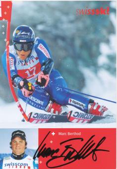 Marc Berthod  CH  Ski Alpin Autogrammkarte original signiert 