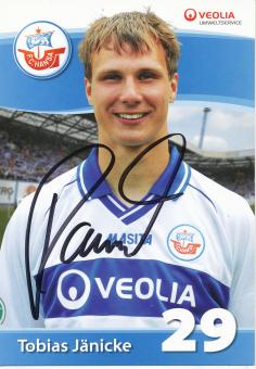 Tobias Jänicke  FC Hansa Rostock 2011/2012 Fußball Autogrammkarte original signiert 