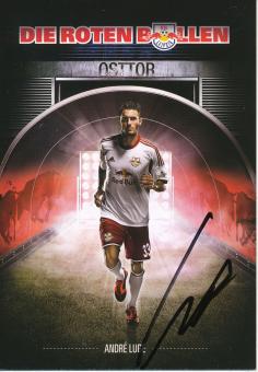 Andre Luge  RB Leipzig  2013/2014 Fußball Autogrammkarte original signiert 