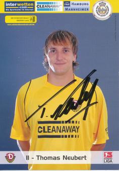Thomas Neubert  Dynamo Dresden 2005/06 Fußball Autogrammkarte original signiert 