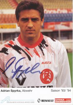 Adrian Spyrka  Rot Weiß Essen 1993/94 Fußball Autogrammkarte original signiert 