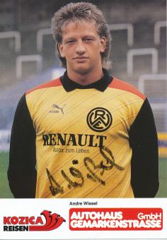 Andre Wissel  Rot Weiß Essen 1989/90  Fußball Autogrammkarte original signiert 