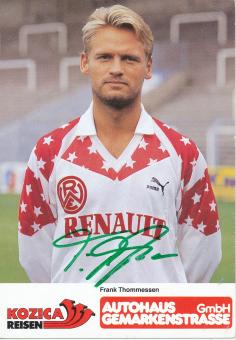 Frank Thommessen  Rot Weiß Essen 1989/90  Fußball Autogrammkarte original signiert 