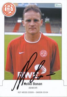 Heiko Bonan  Rot Weiß Essen 2003/04 Fußball Autogrammkarte original signiert 
