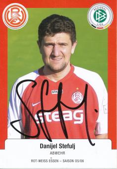 Danijel Stefulj  Rot Weiß Essen 2005/06 Fußball Autogrammkarte original signiert 