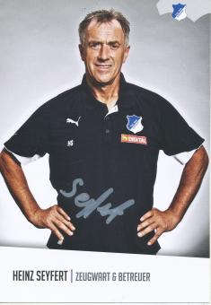 Heinz Seyfert  TSG 1899 Hoffenheim 2010/11  Fußball Autogrammkarte original signiert 
