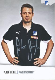 Peter Geigle  TSG 1899 Hoffenheim 2010/11  Fußball Autogrammkarte original signiert 