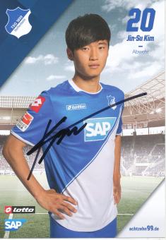 Jin Su Kim  TSG 1899 Hoffenheim 2014/15  Fußball Autogrammkarte original signiert 