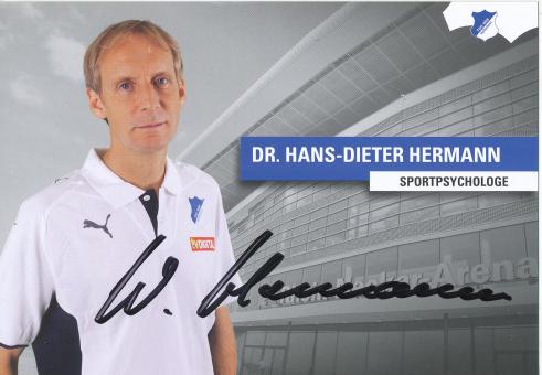Dr.Hans Dieter Hermann   TSG 1899 Hoffenheim 2009/10  Fußball Autogrammkarte original signiert 