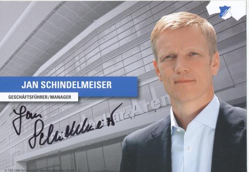 Jan Schindelmeiser   TSG 1899 Hoffenheim 2009/10  Fußball Autogrammkarte original signiert 