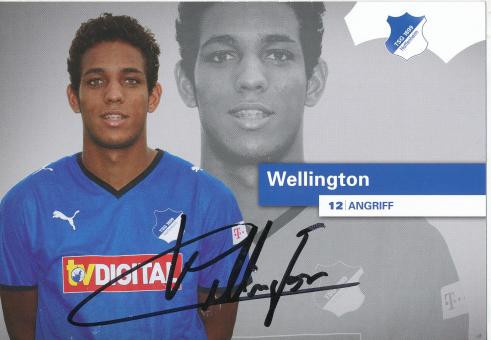 Wellington   TSG 1899 Hoffenheim 2008/09  Fußball Autogrammkarte original signiert 
