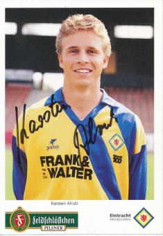 Karsten Alrutz  Eintracht Braunschweig  Fußball Autogrammkarte original signiert 