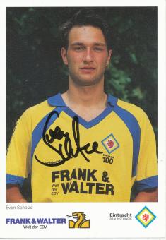 Sven Scholze  Eintracht Braunschweig  Fußball Autogrammkarte original signiert 