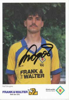 Ralf Strogies  Eintracht Braunschweig  Fußball Autogrammkarte original signiert 