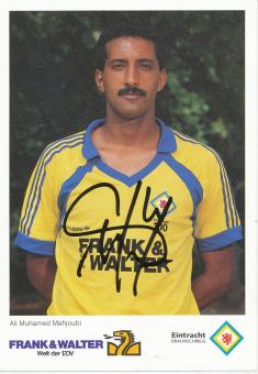 Mohamed Ali Mahjoubi  Eintracht Braunschweig  Fußball Autogrammkarte original signiert 