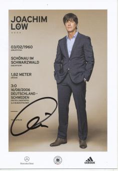 Joachim Löw  DFB Weltmeister WM 2014  Fußball  Autogrammkarte original signiert 