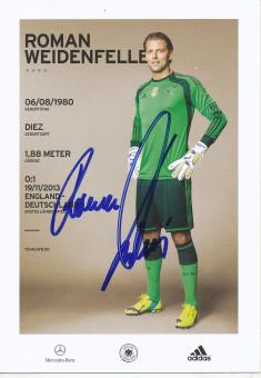 Roman Weidenfeller  DFB Weltmeister WM 2014  Fußball  Autogrammkarte original signiert 