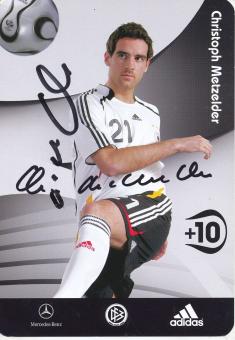 Christoph Metzelder  DFB  WM 2006  Fußball  Autogrammkarte original signiert 