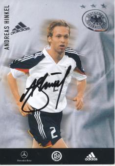 Andreas Hinkel  DFB  EM 2004  Fußball  Autogrammkarte original signiert 